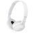 Casti On Ear Sony MDR-ZX110APW, Cu fir, Microfon, Alb