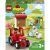 LEGO DUPLO: Tractor si animale de la ferma 10950, 27 piese, Multicolor