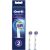 Rezerve periuta de dinti electrica Oral-B 3D White, Tehnologie CleanMaximiser, 2 buc, Alb