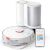 Aspirator robot Roborock S7 plus, WiFi, Navigatie LiDar, Mop, 2500 Pa, 68W, recipient praf 470ml + Statie inteligenta de golire automata Roborock Onyx, Alb