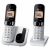 Telefon Fix fara fir Panasonic Wireless KX-TGC252SPS, Duo, Argintiu