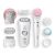 Epilator Braun Silk-epil Beauty Set 7-785 Premium 7-in-1, 40 pensete, 2 viteze, 9 accesorii, Alb