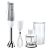 Mixer vertical, Braun MQ525 Omlette, 600W, 350ml, Alb / Gri