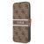 Husa de protectie telefon Guess pentru Apple iPhone 13 Pro, 4G Printed Stripe Book Cover, Maro