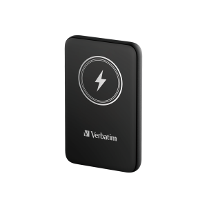 Baterie portabila Verbatim 10.000mAh Charge'n'Go Magnetic Wireless, Negru