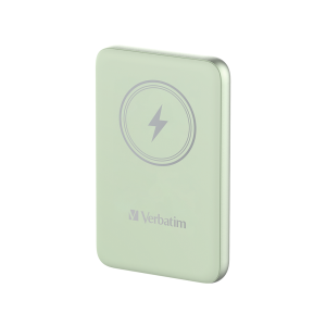 Baterie portabila Verbatim 10.000mAh Charge'n'Go Magnetic Wireless, Verde