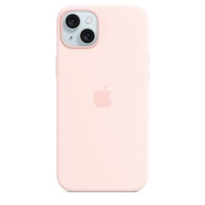 Husa de protectie Apple pentru Apple iPhone 15 Plus din Silicon cu MagSafe, Roz Light
