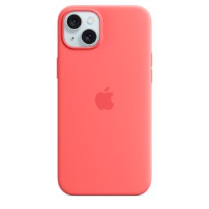 Husa de protectie Apple pentru Apple iPhone 15 Plus din Silicon cu MagSafe, Guava
