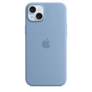Husa de protectie Apple pentru Apple iPhone 15 Plus din Silicon cu MagSafe, Albastru Winter