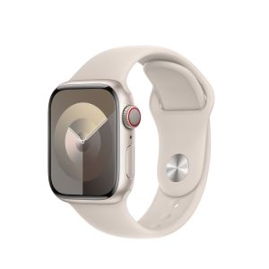 Curea Apple pentru Apple Watch 41mm, Starlight Sport Band, M/L