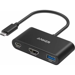 Hub Anker 321 PowerExpand 3-in-1 USB-C PD, Gri