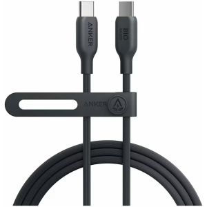 Cablu Anker Seria 543 Bio USB-C USB-C 1.8m, Negru