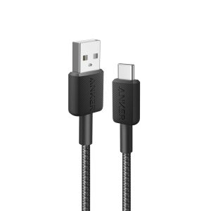 Cablu Anker 322 USB-A USB-C 0.91m, Negru