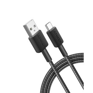 Cablu Anker 322 USB-A USB-C 1.8m, Negru