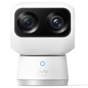 Camera supraveghere video Anker eufy Security S350 Interior, Dual Camera, Pan&Tilt, Rezolutie 4K UHD, 8x Zoom, 360 de grade, AI, Dual-Band Wi-Fi, Alb