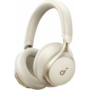 Casti Over-Ear Anker SoundCore Space One, True Wireless, Bluetooth 5.3, Noise Cancelling, LDAC Hi-Res, Alb