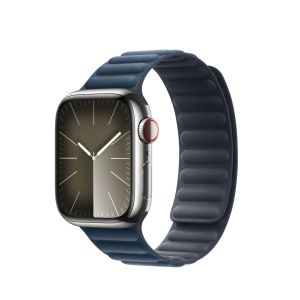 Curea Apple pentru Apple Watch 41mm, Albastru Pacific Magnetic Link, M/L