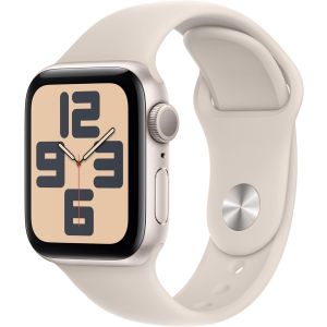 Ceas Smartwatch Apple Watch SE 40mm, GPS, Alb Aluminium Star with Alb Star Sport Strap