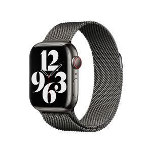 Curea Smartwatch Apple pentru Apple Watch 41mm, Graphite Milanese Loop