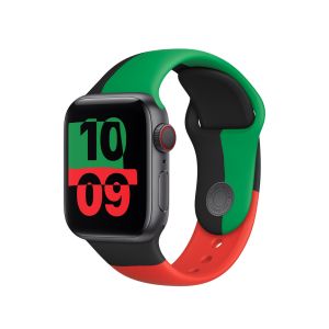 Curea Apple pentru Apple Watch 40mm, Black Unity Sport Band, S/M