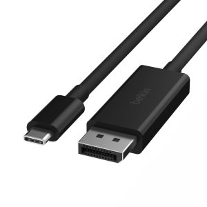 Cablu Belkin Adaptor CONNECT USB-C la DisplayPort 1.4, 2m, Negru