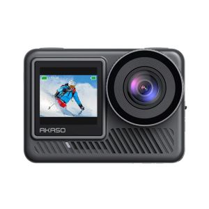 Camera de actiune Akaso Brave 8 Lite, LCD, 2.0"/1.22", 4K, 20Mp/12Mp, Negru