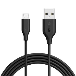 Cablu Anker PowerLine microUSB 1.8m, Negru