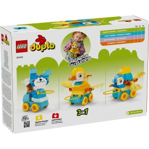 LEGO DUPLO: Animale pe roti 3in1, 10448