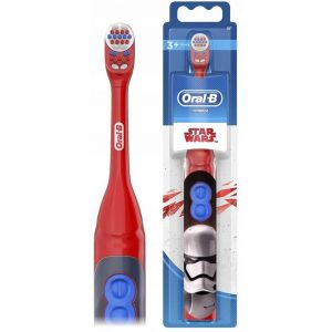 Periuta de dinti electrica pentu copii, Oral-B DB3000.1K/DB3010, Stages Star Wars EU, Red