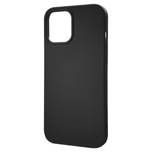 Husa de protectie din catifea, Smoothie, pentru Apple iPhone 12 Pro Max, Negru