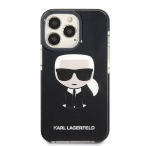 Husa telefon Karl Lagerfeld, Full Body Ikonik Case pentru Apple iPhone 13 Pro Max, Negru