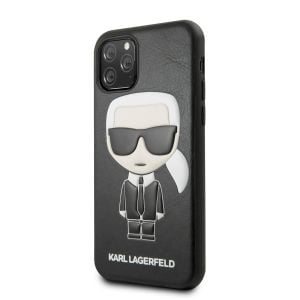 Husa telefon Karl Lagerfeld, Embossed Cover pentru Apple iPhone 11 Pro Max, Negru