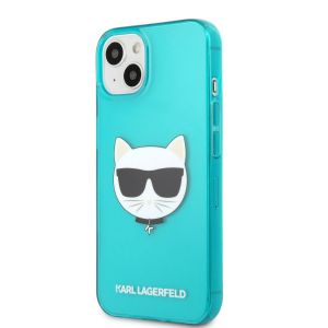 Husa telefon Karl Lagerfeld, Choupette Head Case pentru Apple iPhone 13 mini, Albastru