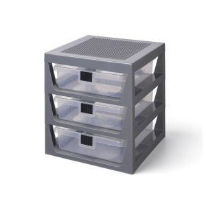 LEGO Cutii depozitare: Organizator LEGO cu trei sertare