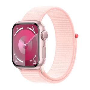 Smartwatch Apple Watch S9 GPS 41mm Pink Alu Case, Light Pink Sport Loop