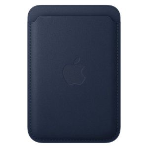 Portcard Magnetic Apple pentru iPhone FineWoven cu MagSafe - Deep Blue