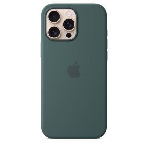 Husa de protectie Apple pentru iPhone 16 Pro Max din Silicon cu MagSafe - Lake Green