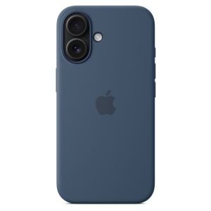 Husa de protectie Apple pentru iPhone 16 din Silicon cu MagSafe - Denim