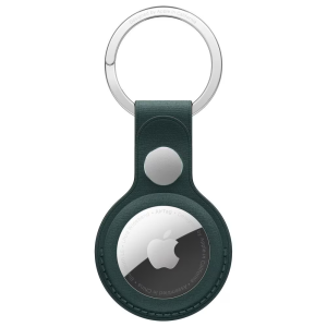 Breloc Apple pentru Apple AirTag, FineWoven Key Ring - Dark Green