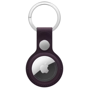 Breloc Apple pentru Apple AirTag, FineWoven Key Ring - Blackberry