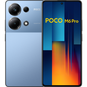 Telefon mobil Xiaomi POCO M6 Pro 4G, 256GB, 8GB RAM, Dual-SIM, Blue