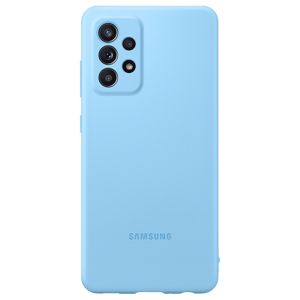 Husa de protectie telefon Samsung Silicone Cover pentru Samsung Galaxy A72, EF-PA725TLEGWW, Albastru