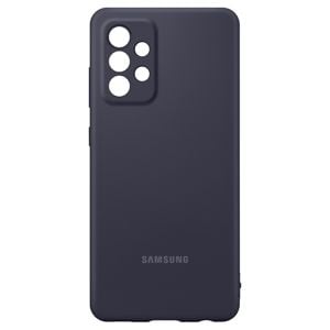 Husa de protectie telefon Samsung Silicone Cover pentru Samsung Galaxy A52, EF-PA525TBEGWW, Negru