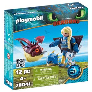 Jucarie Playmobil Dragons, Astrid si Hobgobbler 70041