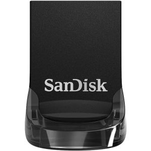Memorie USB SanDisk Ultra Fit 64 GB, USB 3.1, Negru