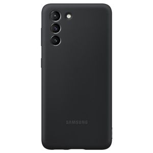 Husa de protectie telefon Samsung Silicon Cover pentru Samsung Galaxy S21 Plus, EF-PG996TBEGWW, Negru