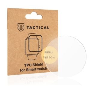 Folie de protectie smartwatch Tactical, TPU Shield, pentru Samsung Galaxy Watch 3, 45mm