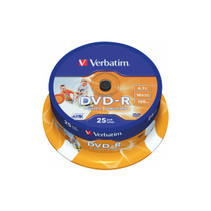 DVD Writer Verbatim 16X 4.7Gb, 25 Buc 43538