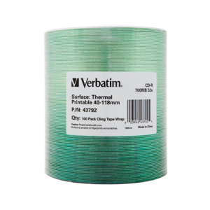 CD Writer Verbatim 52X 700Mb, 100 Buc