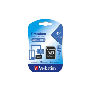 Card De Memorie Microsdxc Verbatim, 32Gb premium, Cl 10
